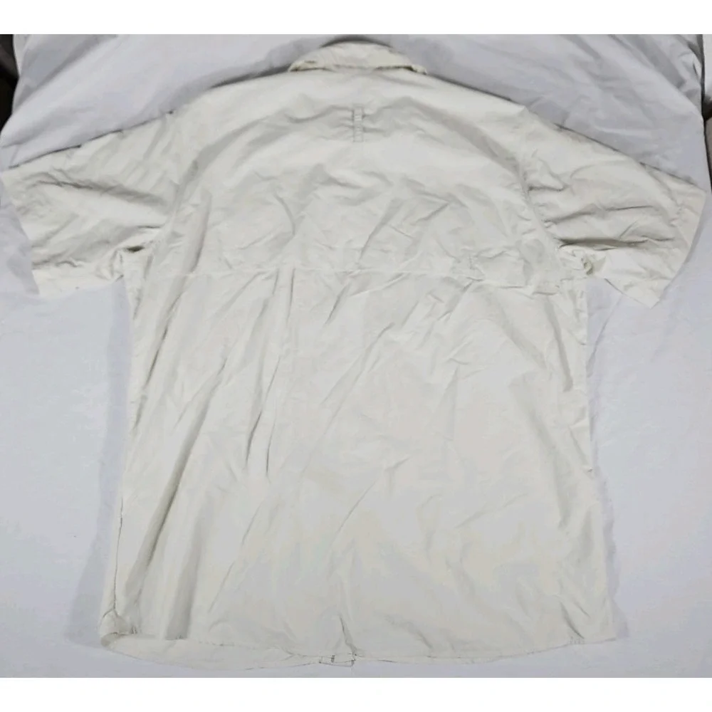 Eddie Bauer Sport Light Weight‎ Fishing Shirt Short Sleeve Button Up Mens XL